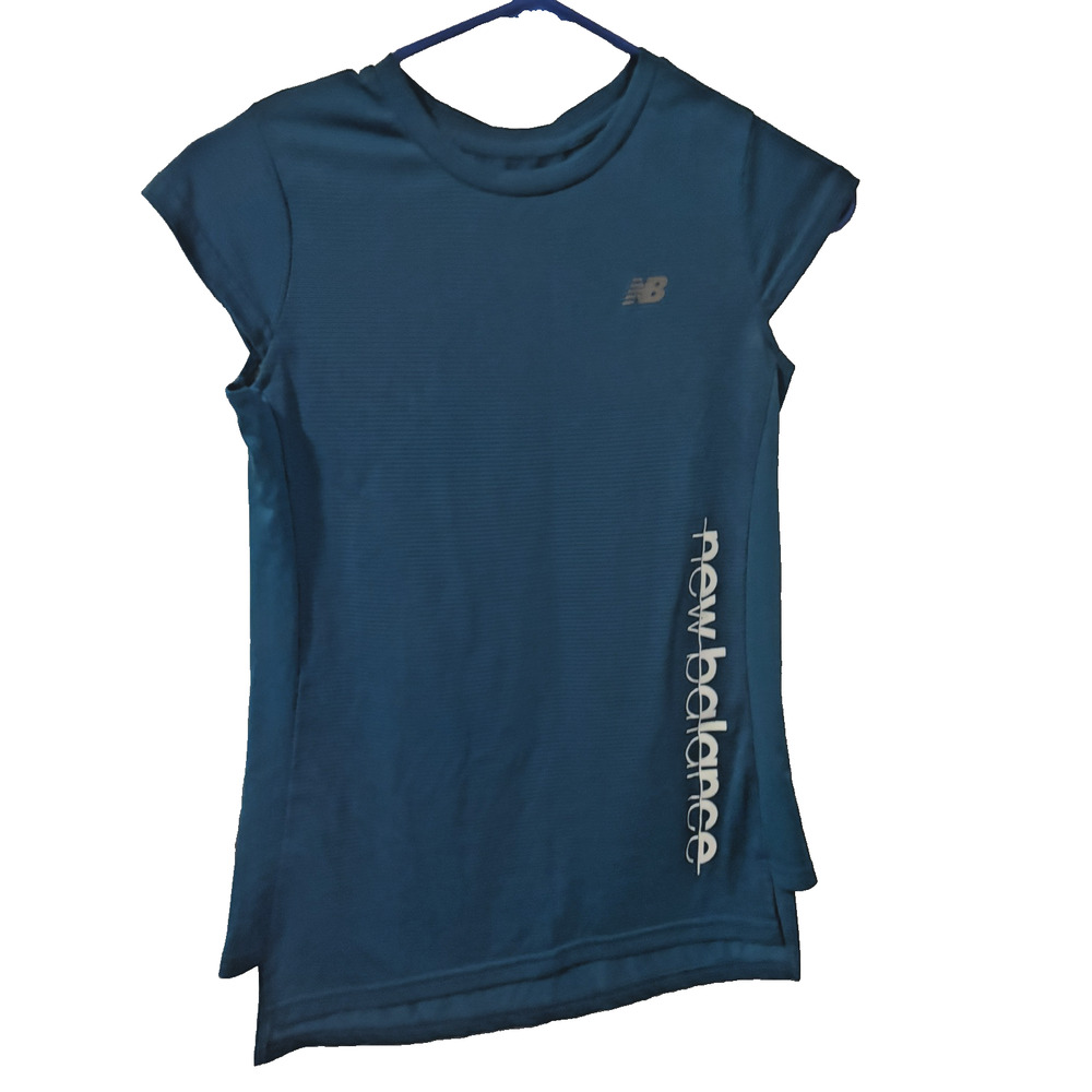 New Balance Girls Youth Athletic Shirt Green Medium 10-12 M
